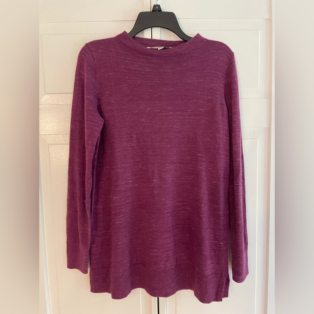 LOFT sweater in purple